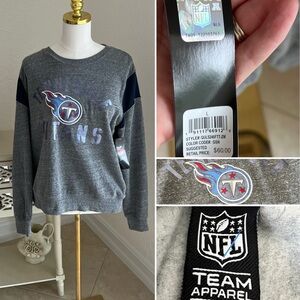 NWT Tennessee Titans Gray Sweatshirt L